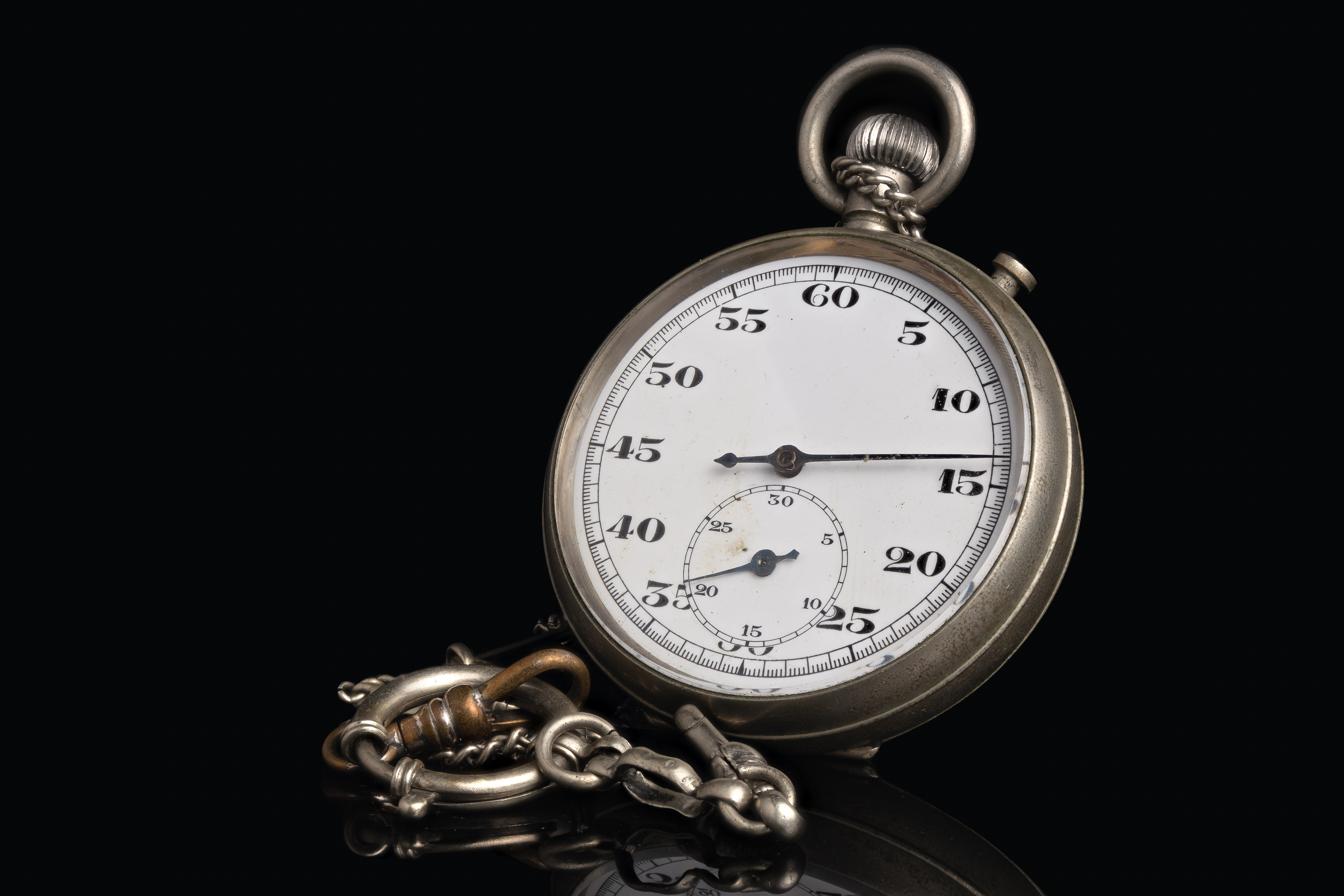 A clock or stopwatch.