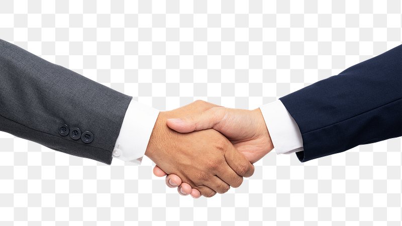 An image of a handshake