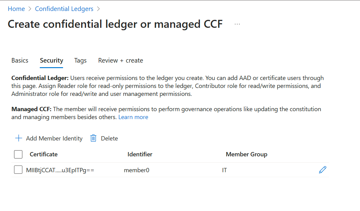 CCFS account creation page