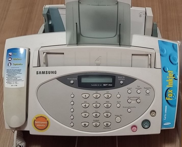 Fax machine.