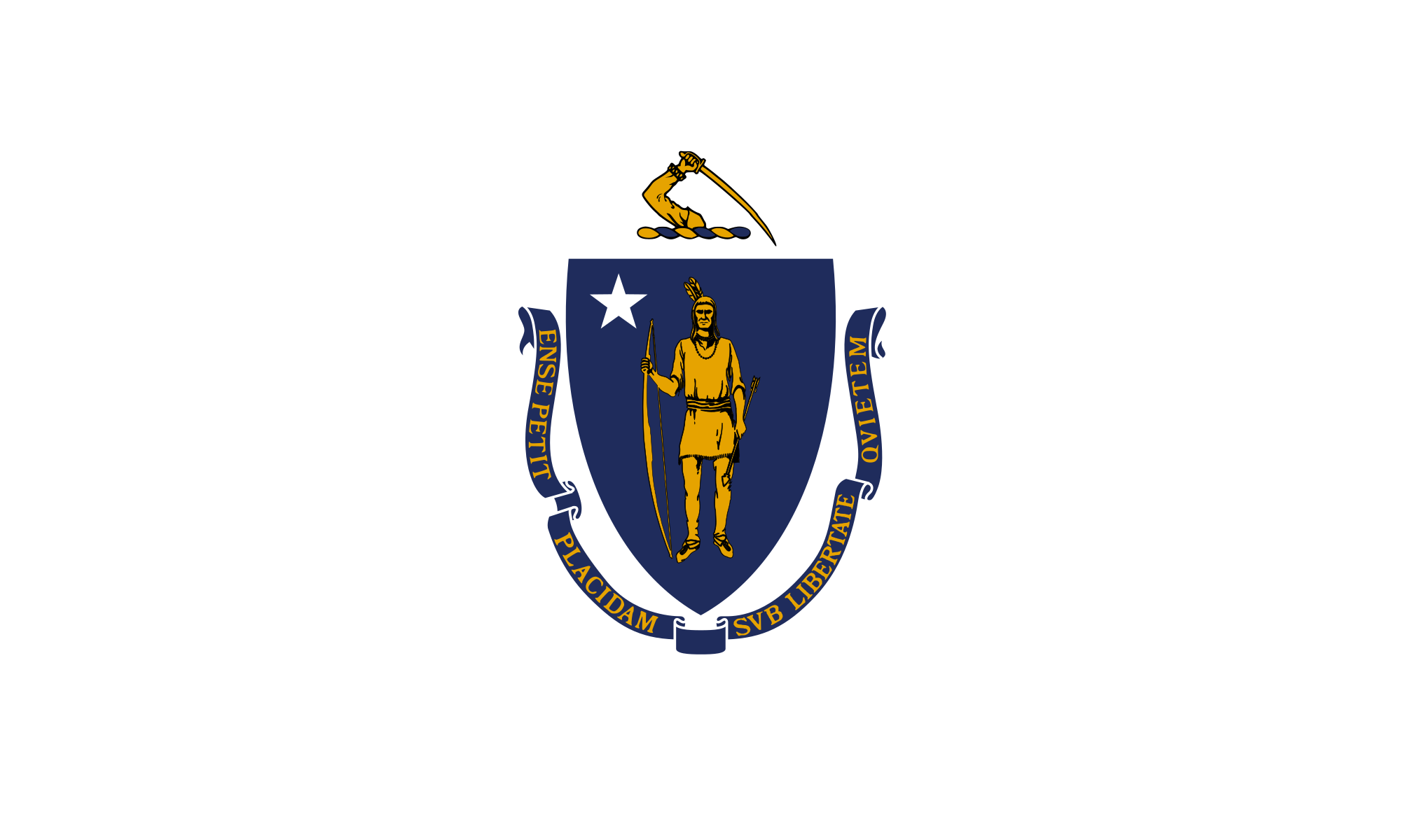 Image representing Massachusetts state or its flag