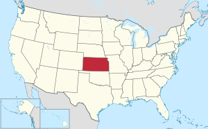 Kansas state map