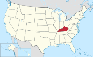 Kentucky state map