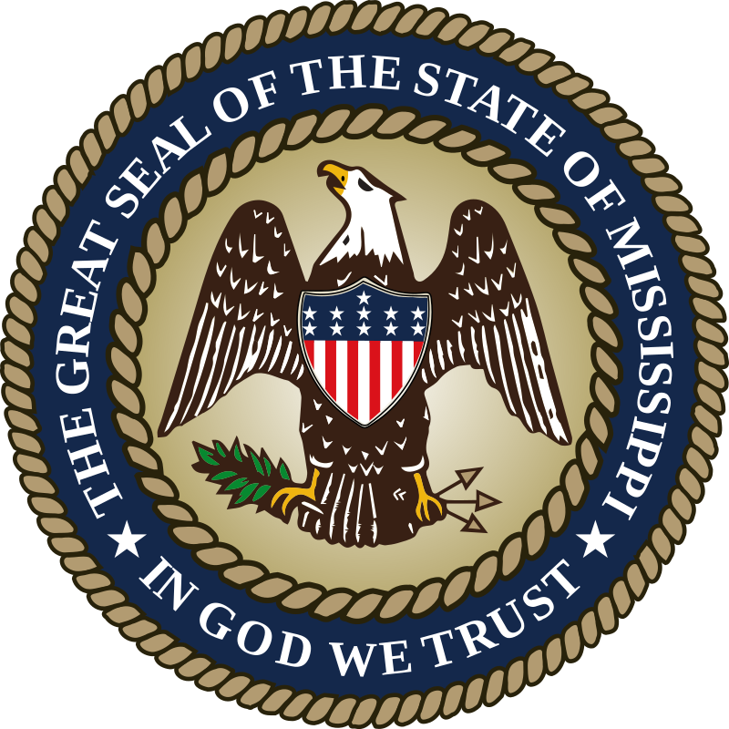 Mississippi state logo or state seal