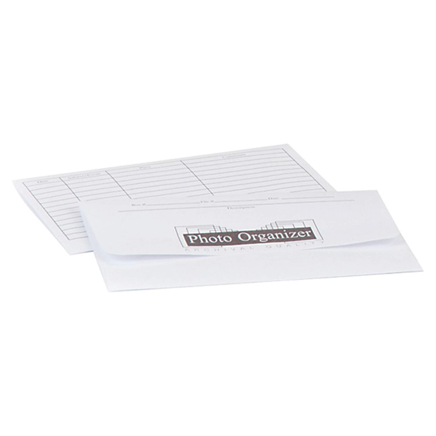 Online filing form and a stack of envelopes